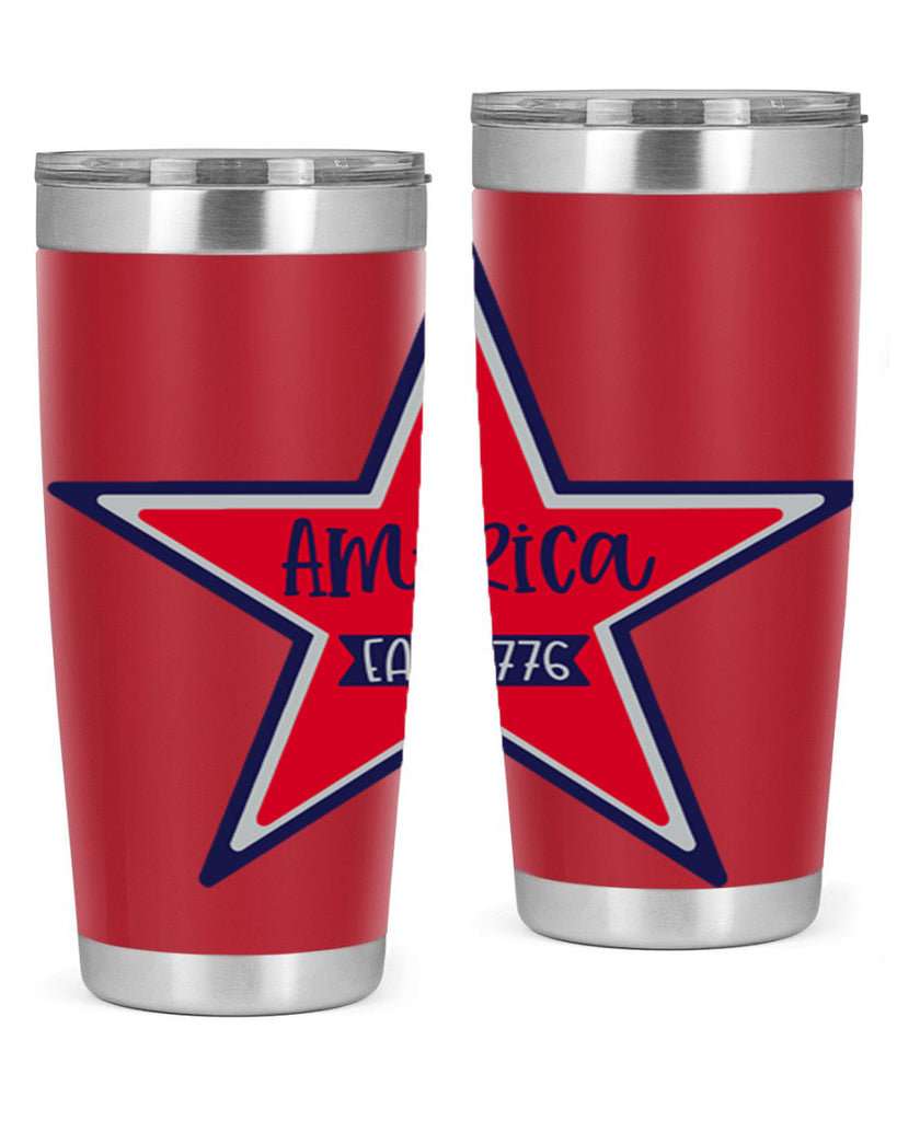 America East Style 144#- Fourt Of July- Tumbler