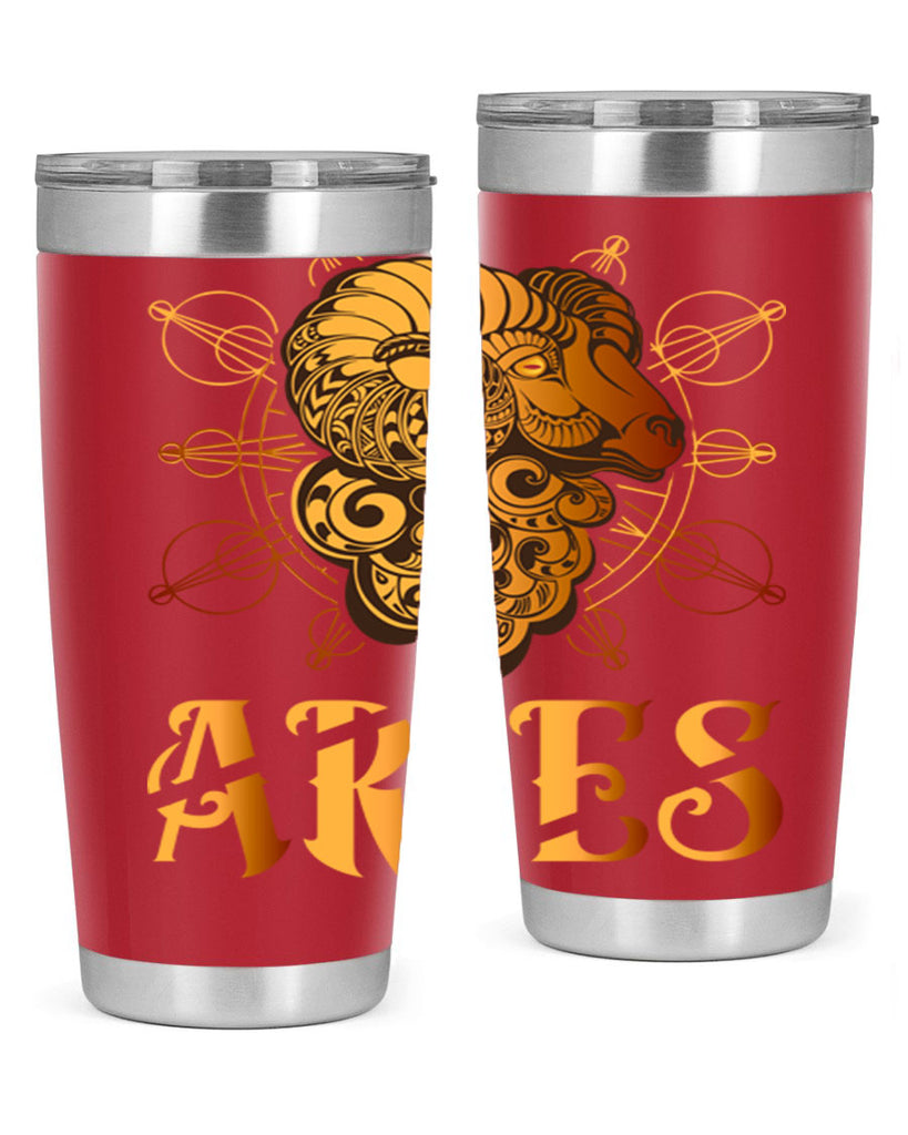 Aries 121#- zodiac- Tumbler