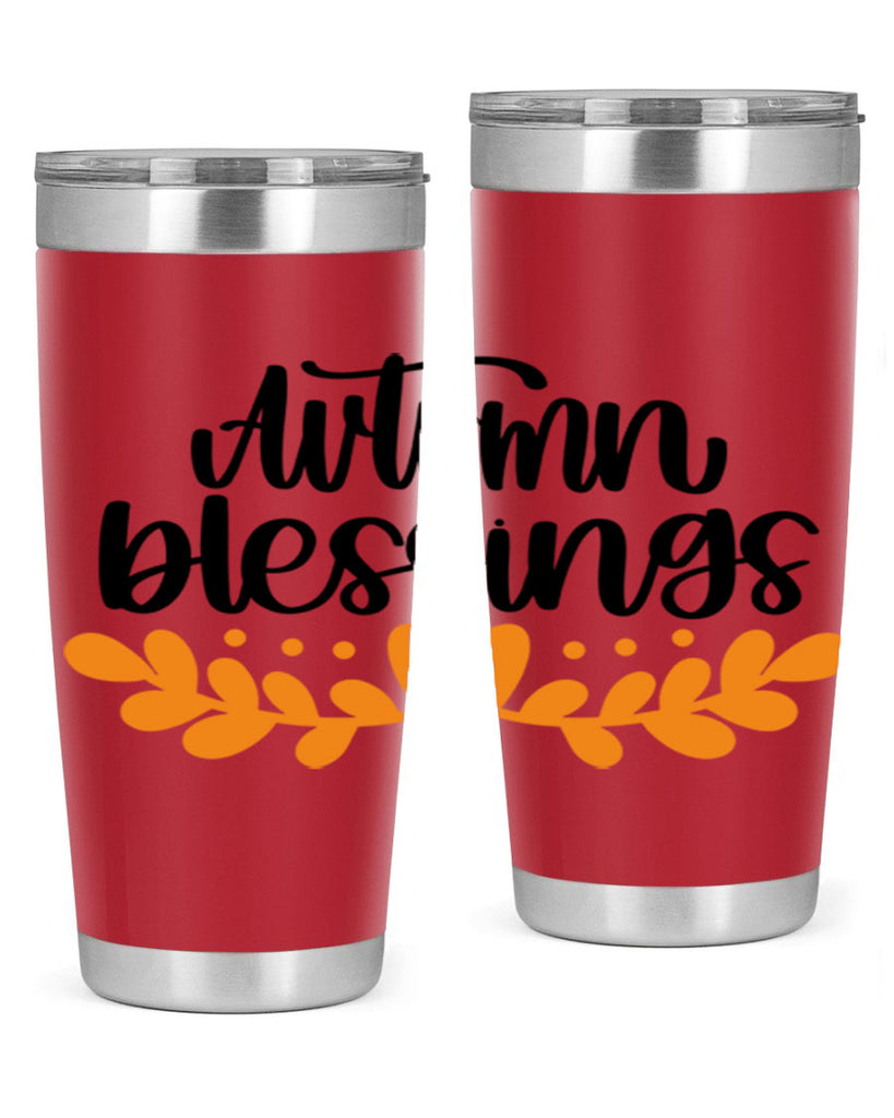 Autumn Blessings 472#- fall- Tumbler