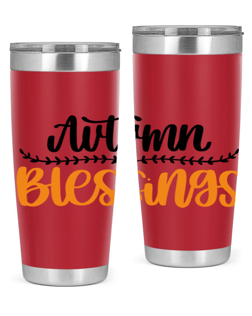 Autumn Blessings 473#- fall- Tumbler