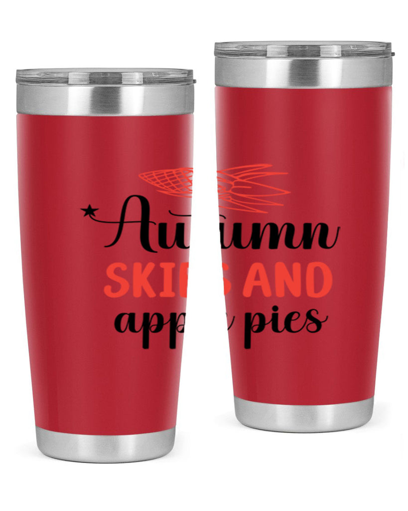 Autumn skies and apple pies 29#- fall- Tumbler