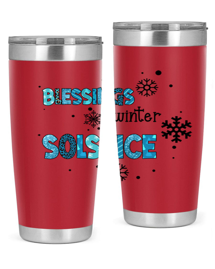Blessings winter solstice 25#- winter- Tumbler