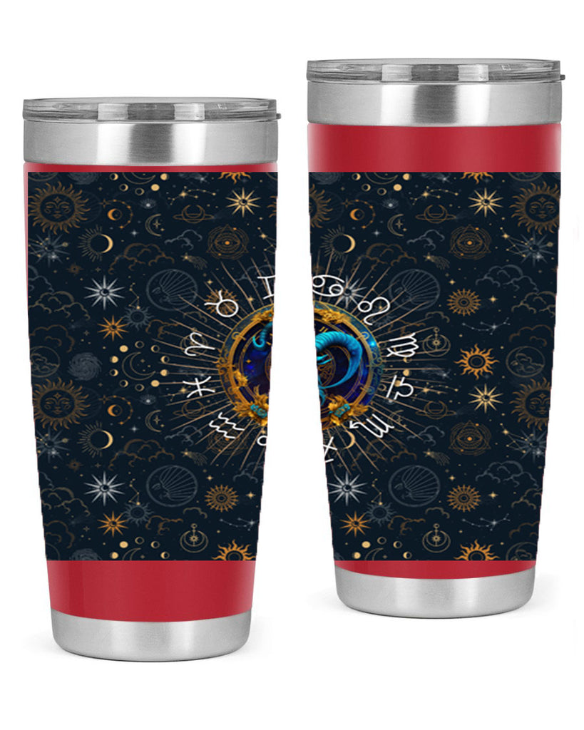 Capricorn Straight 184#- zodiac- Tumbler