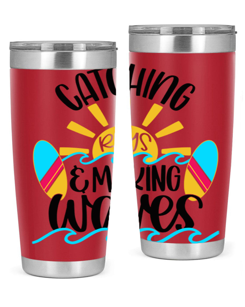 Catching Rays Making Waves Style 49#- summer- Tumbler