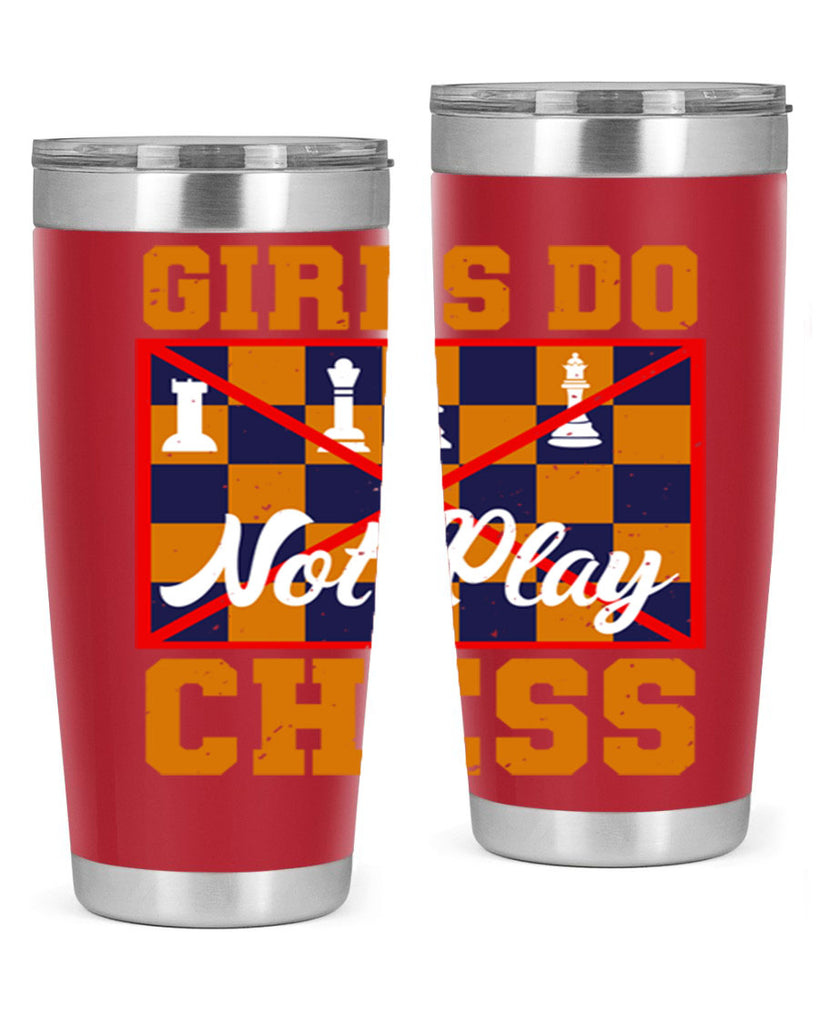 Girls do not play chess 49#- chess- Tumbler