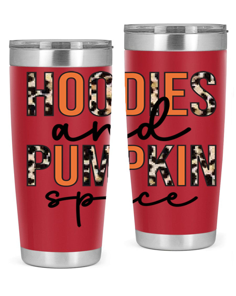 Hoodies and pumpkin spice 317#- fall- Tumbler