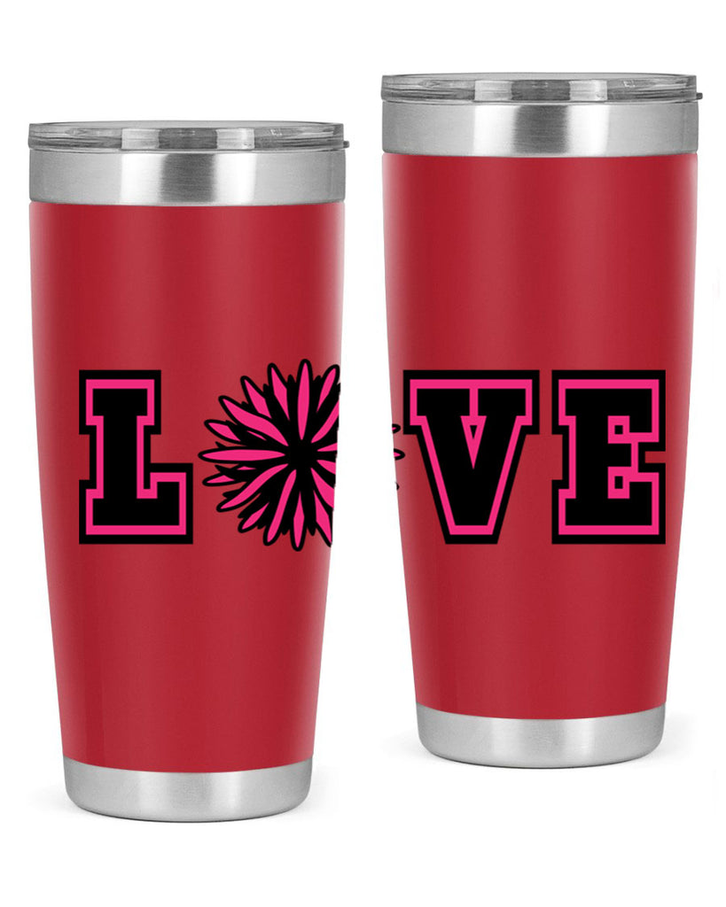 Love 694#- cheer- Tumbler