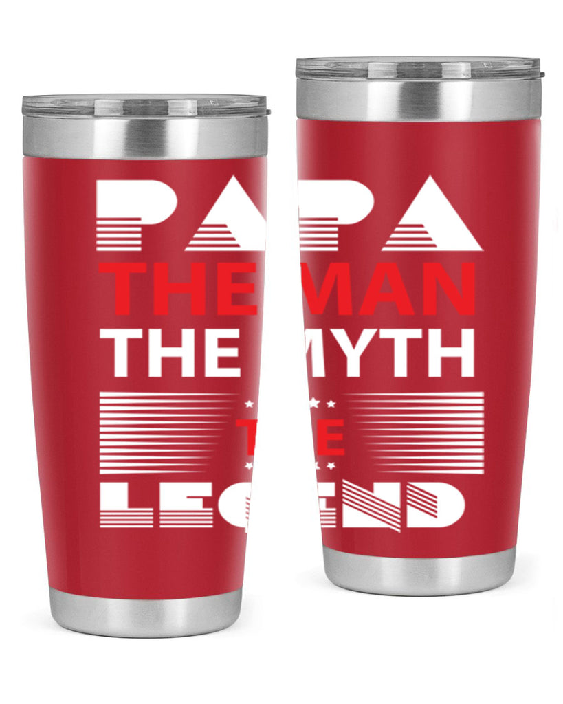 PAPA THE MAN 114#- grandpa - papa- Tumbler