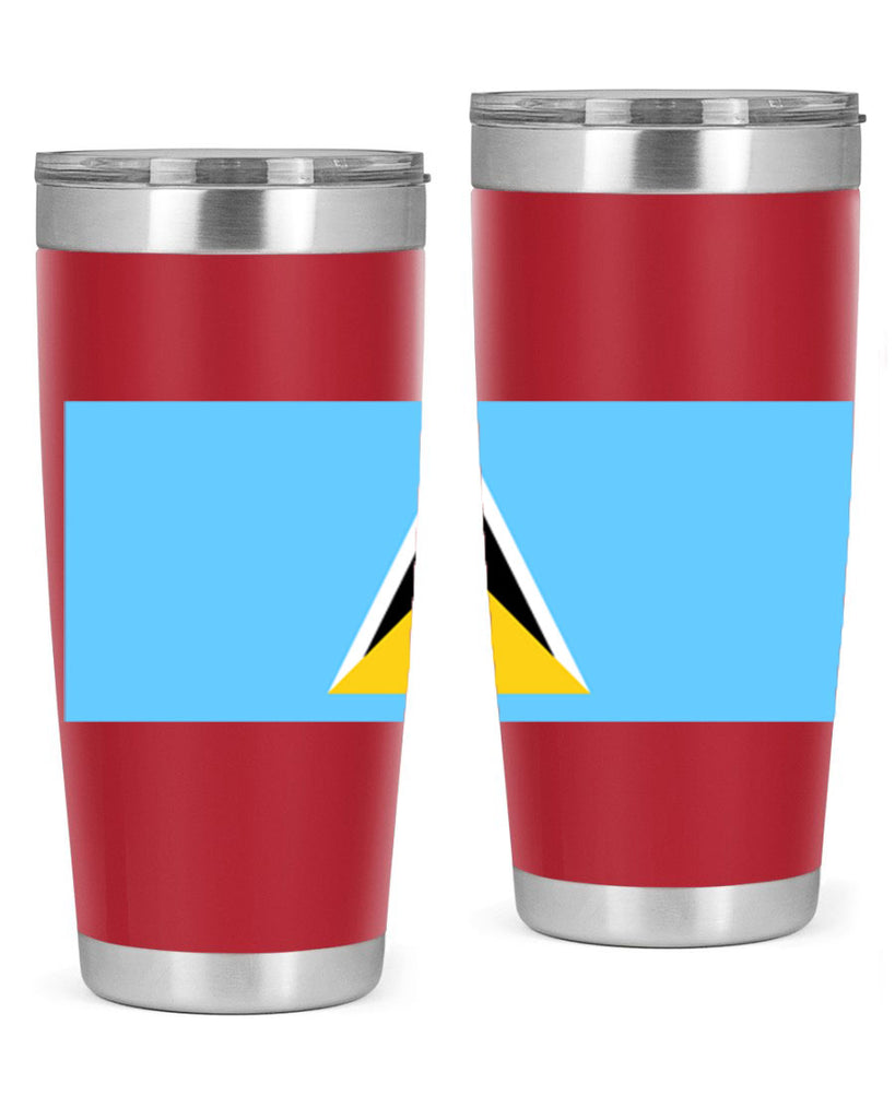 Saint Lucia 51#- world flags- Tumbler