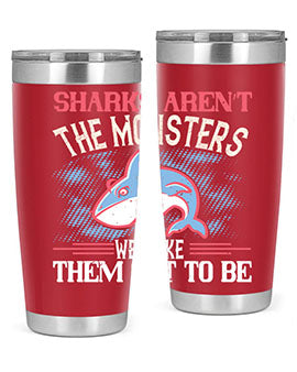 Sharks aren’t the monsters we make them out to be Style 24#- shark  fish- Tumbler
