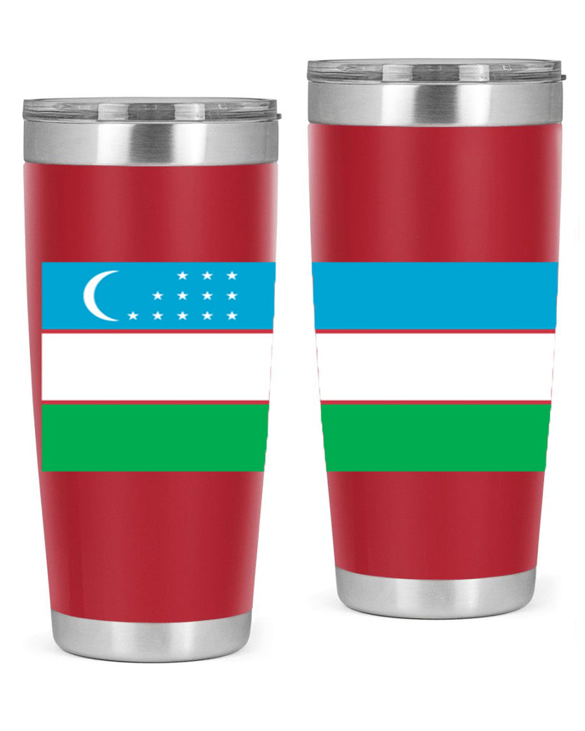 Uzbekistan 8#- world flags- Tumbler