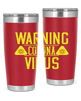 Warning Corona Virus Style 17#- corona virus- Tumbler