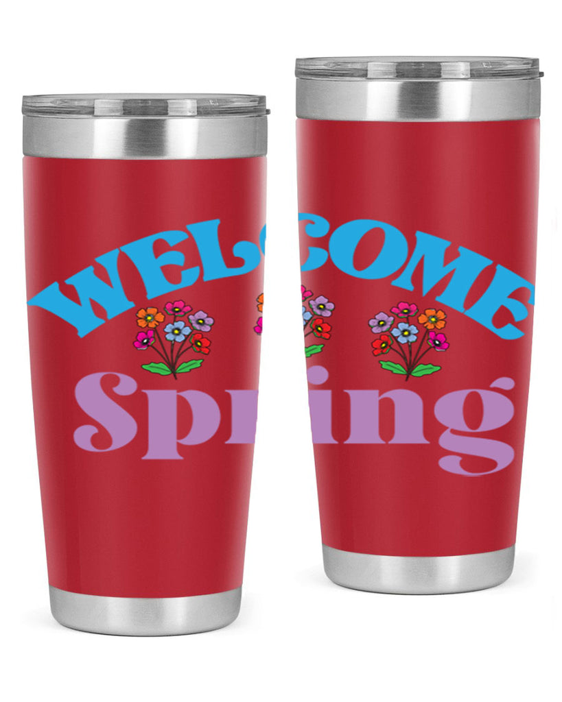 Welcome Spring  600#- spring- Tumbler