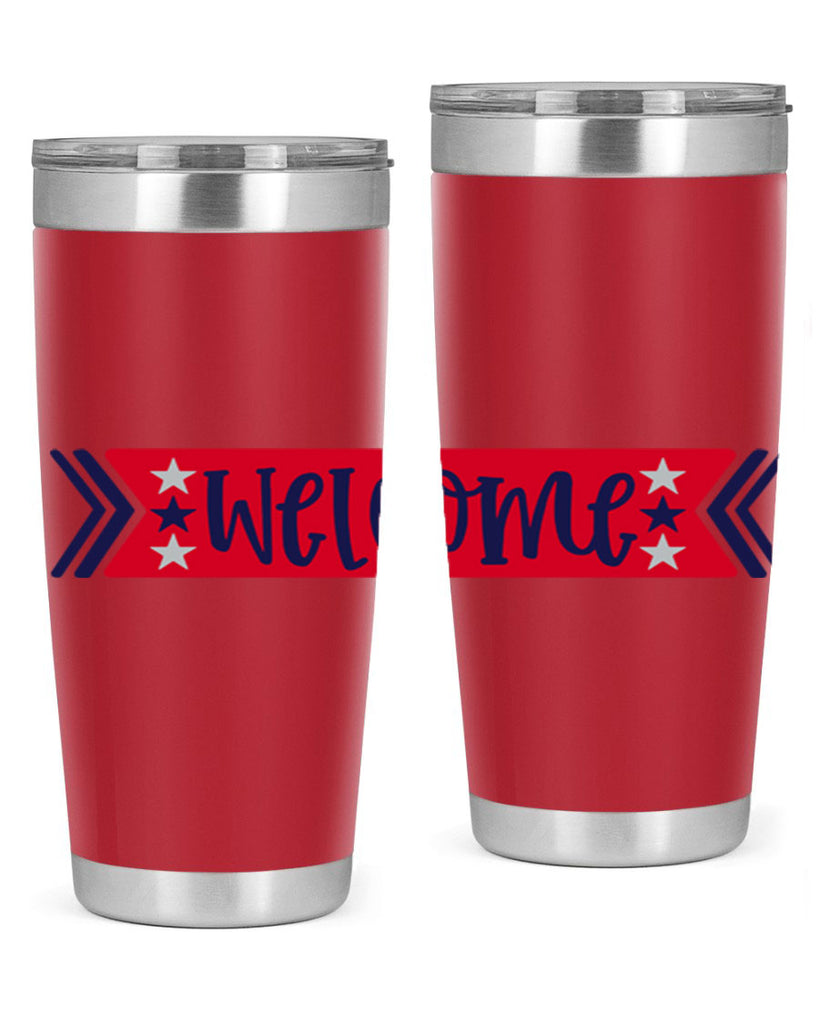 Welcome Style 187#- Fourt Of July- Tumbler