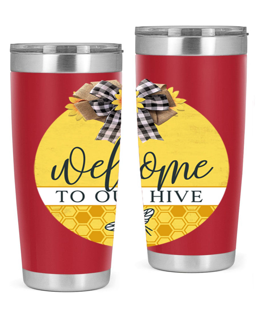 Welcome to our Hive complete yellow Mockup589#- spring- Tumbler