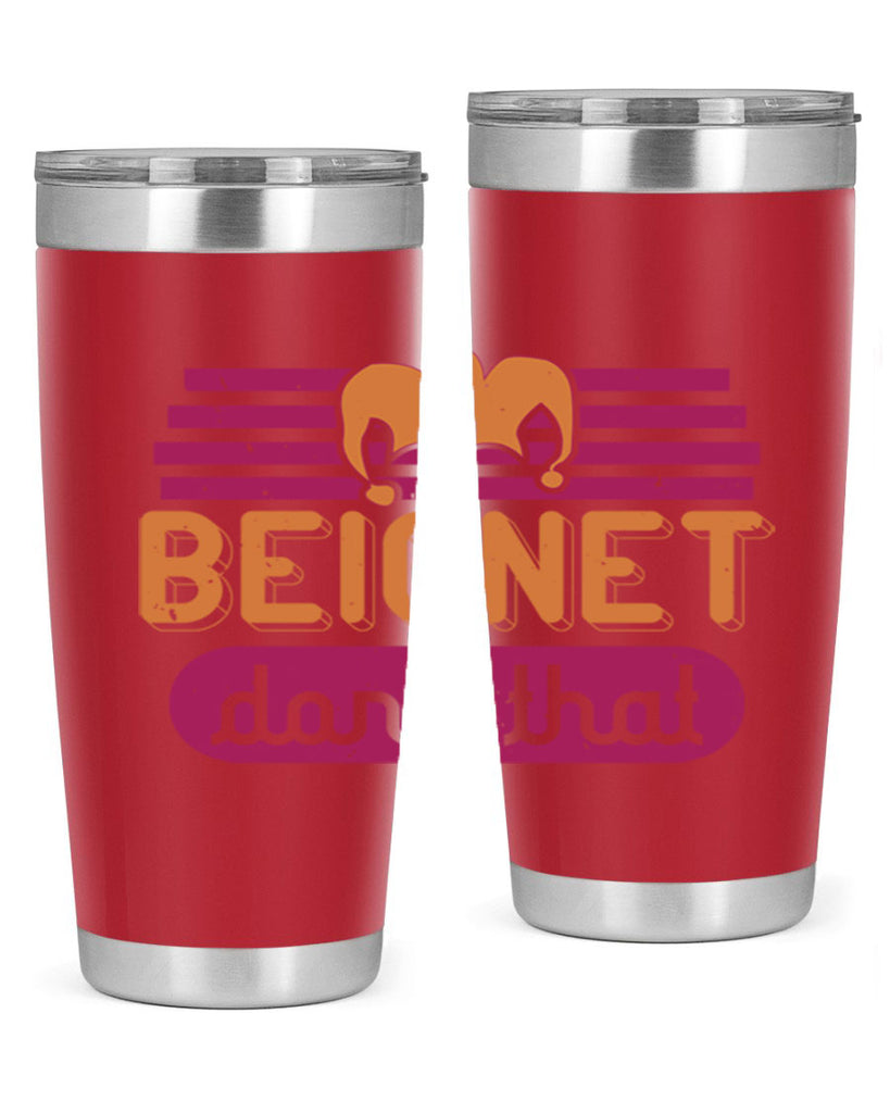 beignet done that 26#- mardi gras- Tumbler