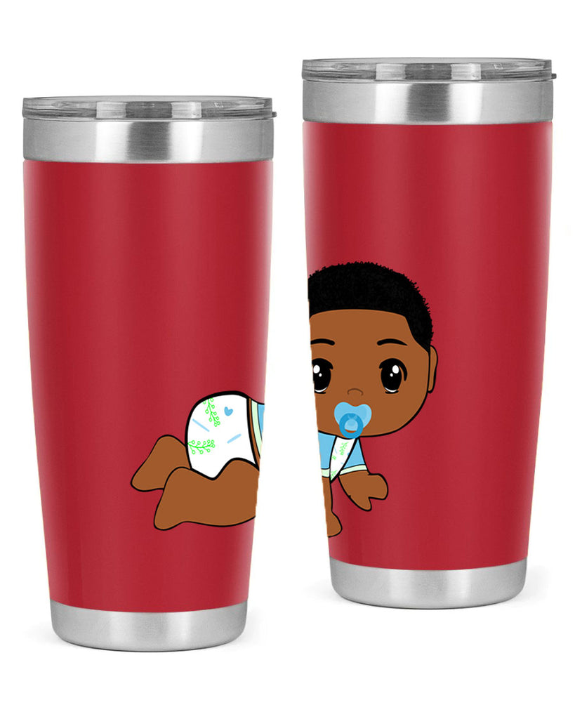 black baby boy 1#- black men - boys- tumbler