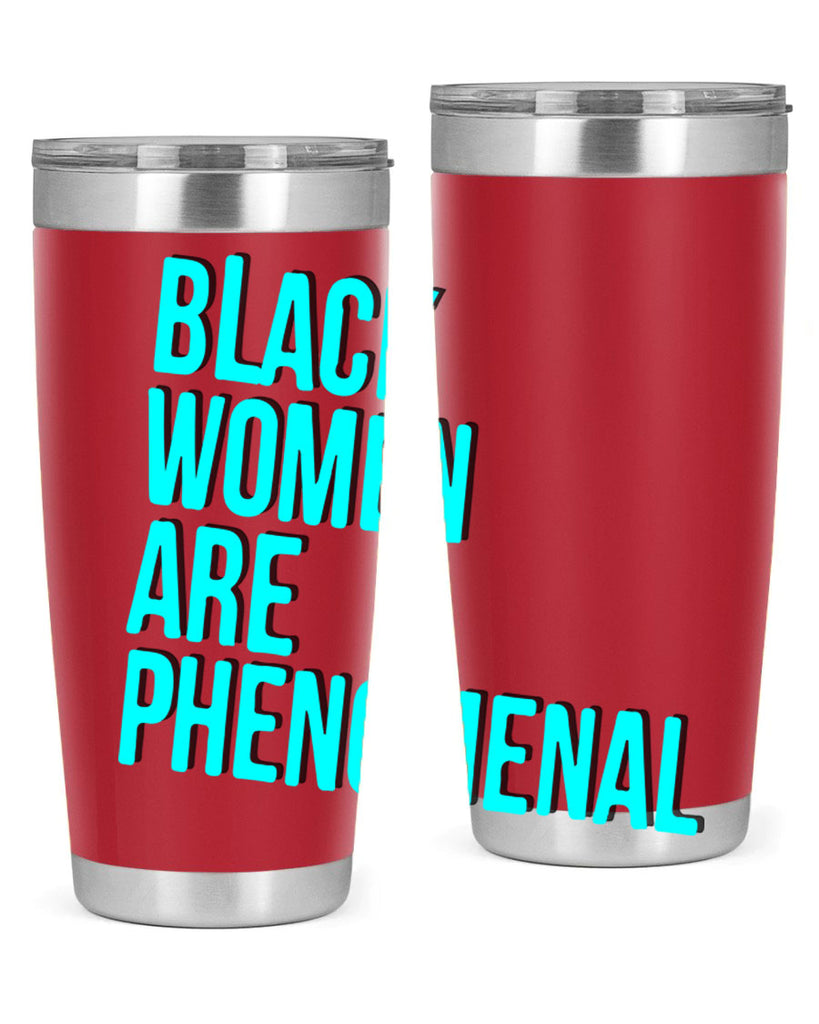 black woman are phenomenal color 216#- black words phrases- Cotton Tank
