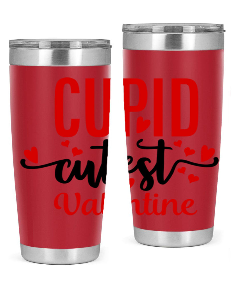 cupid cutest valentine 72#- valentines day- Tumbler
