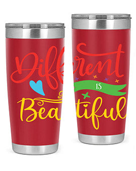 different is beautiful Style 11#- autism- Tumbler