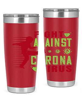 fight against corona virus Style 41#- corona virus- Tumbler