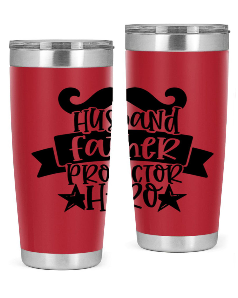 husband father protector hero 46#- fathers day- Tumbler