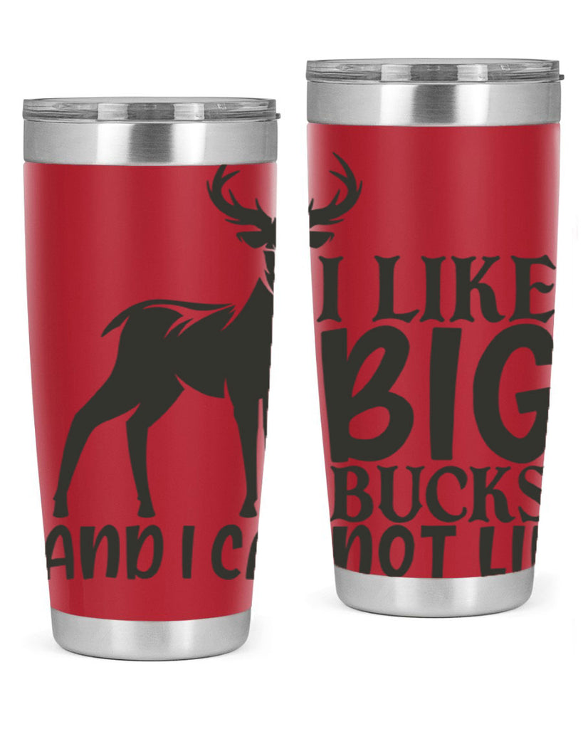 i like big bucks and i cannot lie 8#- hunting- Tumbler