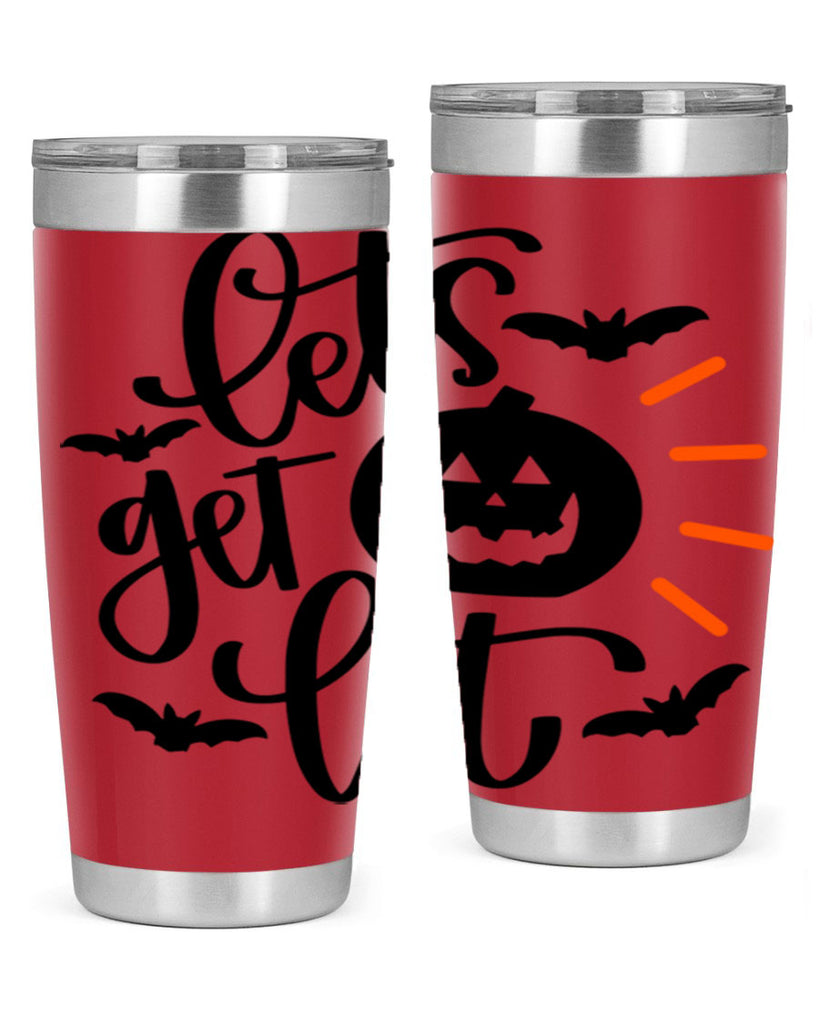 lets get lit 48#- halloween- Tumbler