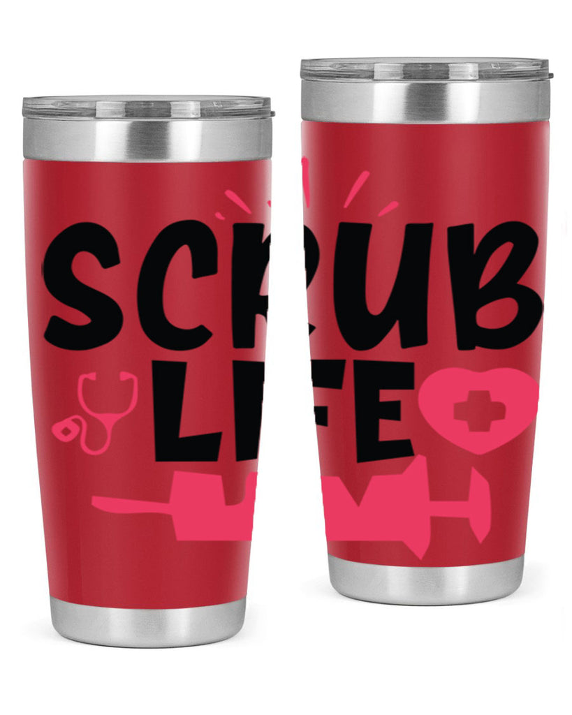 scrub life Style 352#- nurse- tumbler