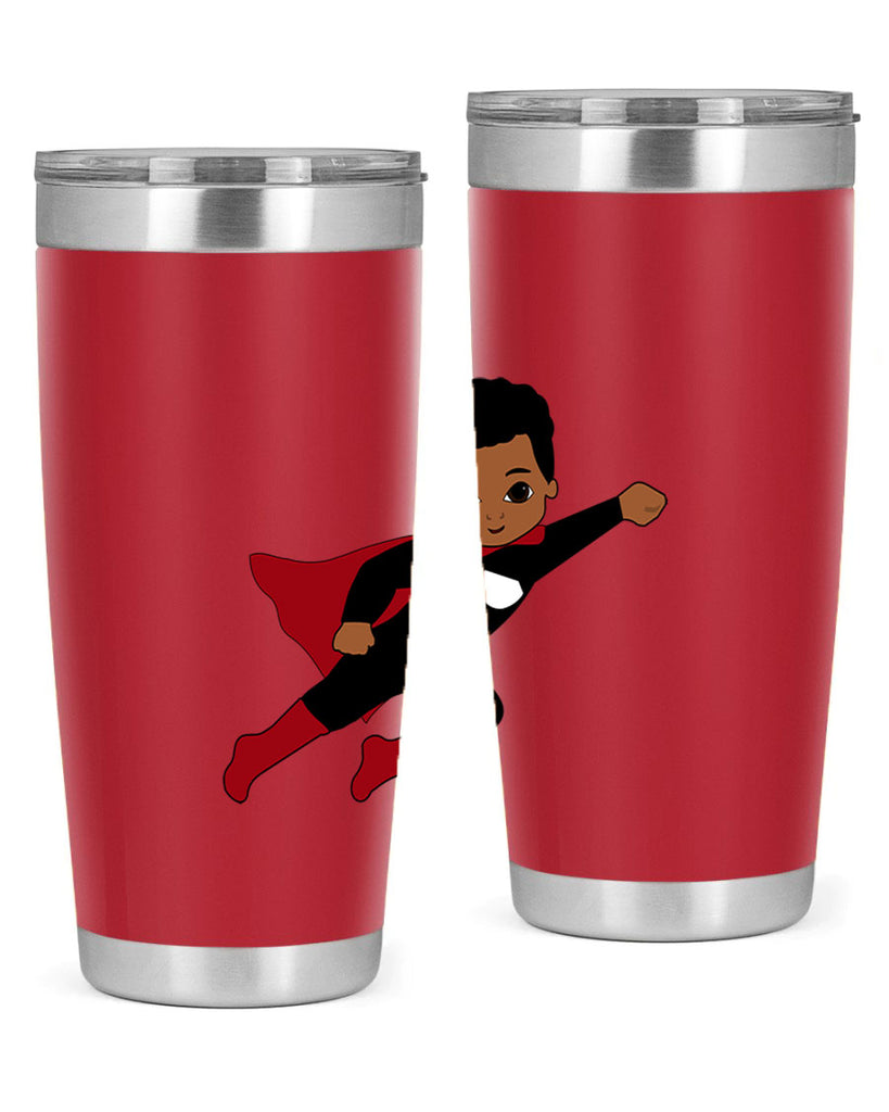 super kid 5#- black men - boys- tumbler