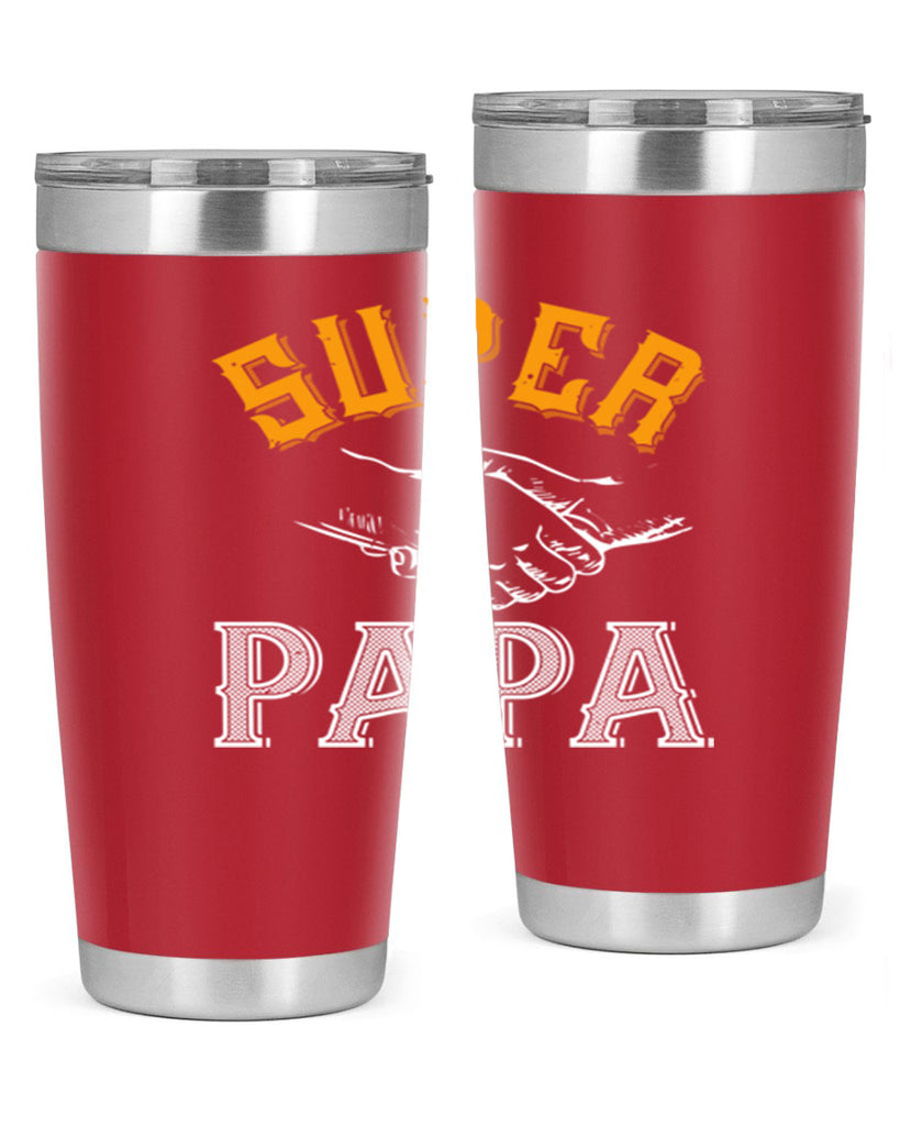super papa 8#- grandpa - papa- Tumbler