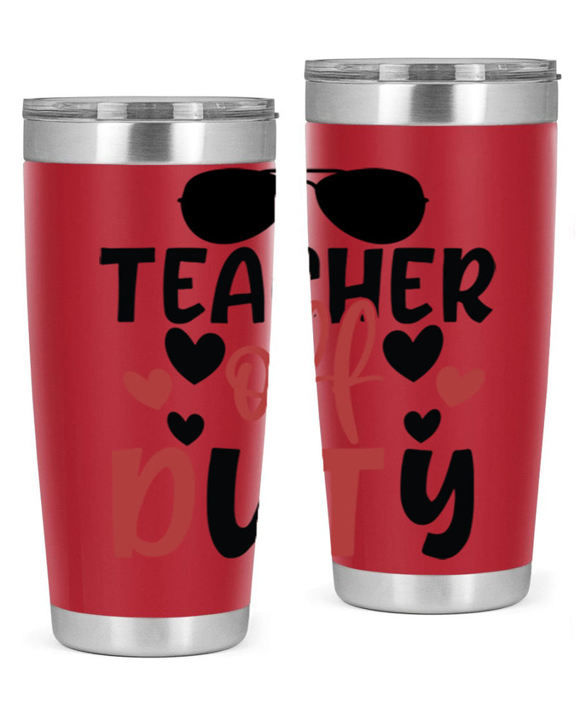 teacher off duty Style 205#- teacher- tumbler