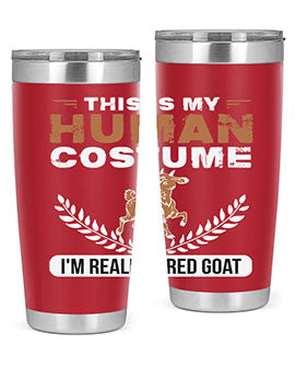 this is my human costume im really a red goat Style 1#- goat- Tumbler