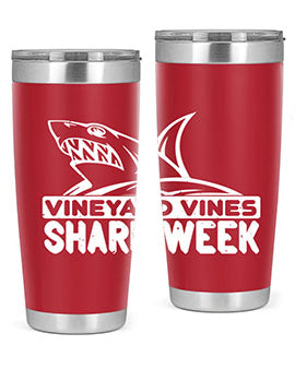 vineyard vines Shark Week Style 8#- shark  fish- Tumbler