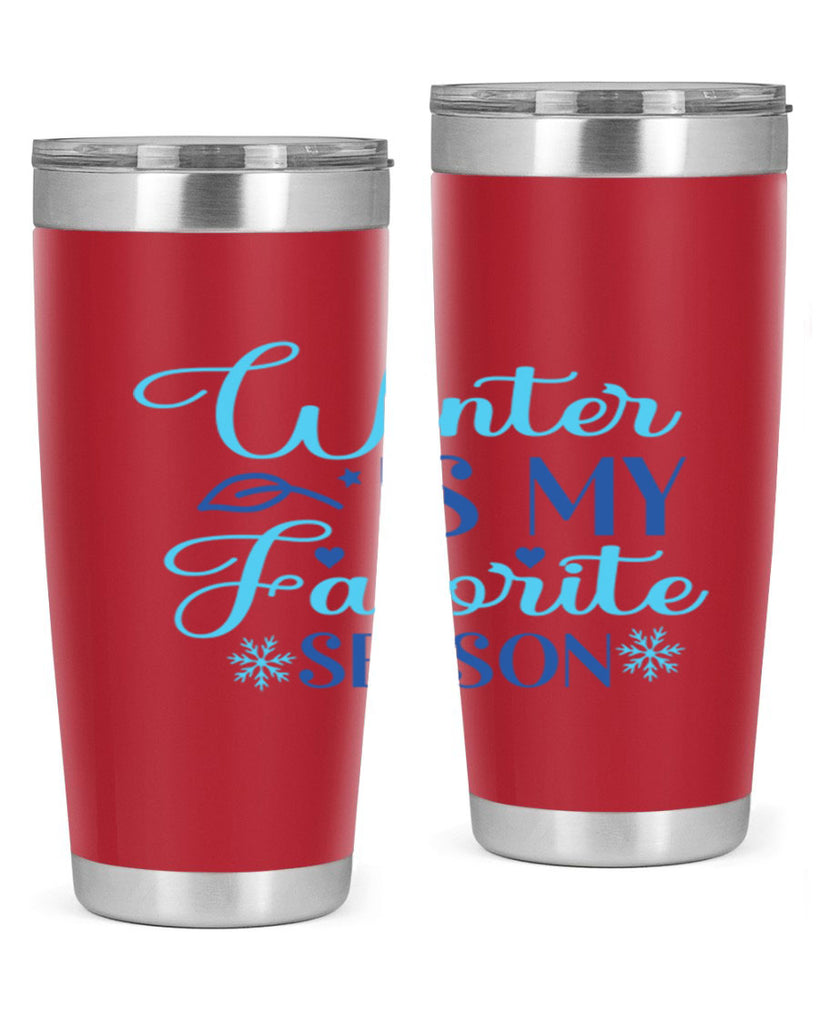 winter is my favorite season 511#- winter- Tumbler