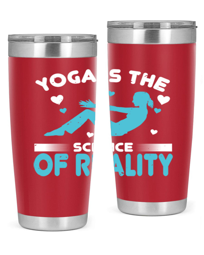 yoga is the science of reality 16#- yoga- Tumbler
