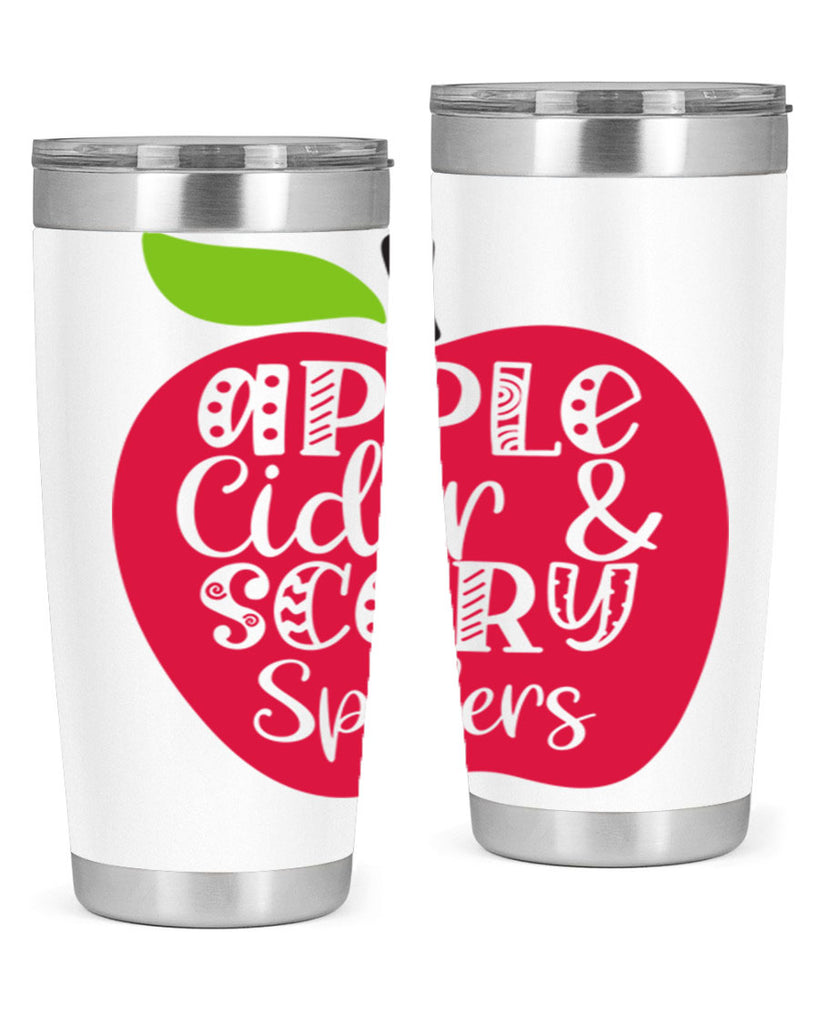 Apple Cider Scary Spiders 10#- fall- Tumbler