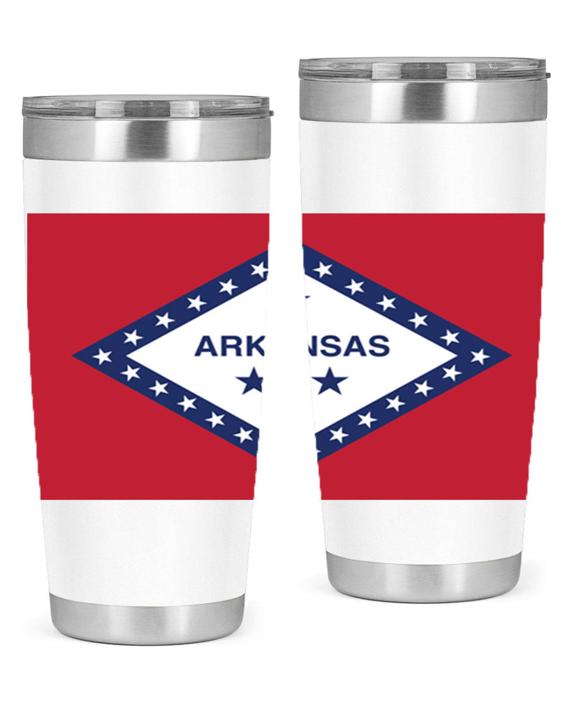 Arkansas 48#- Us Flags- Tumbler
