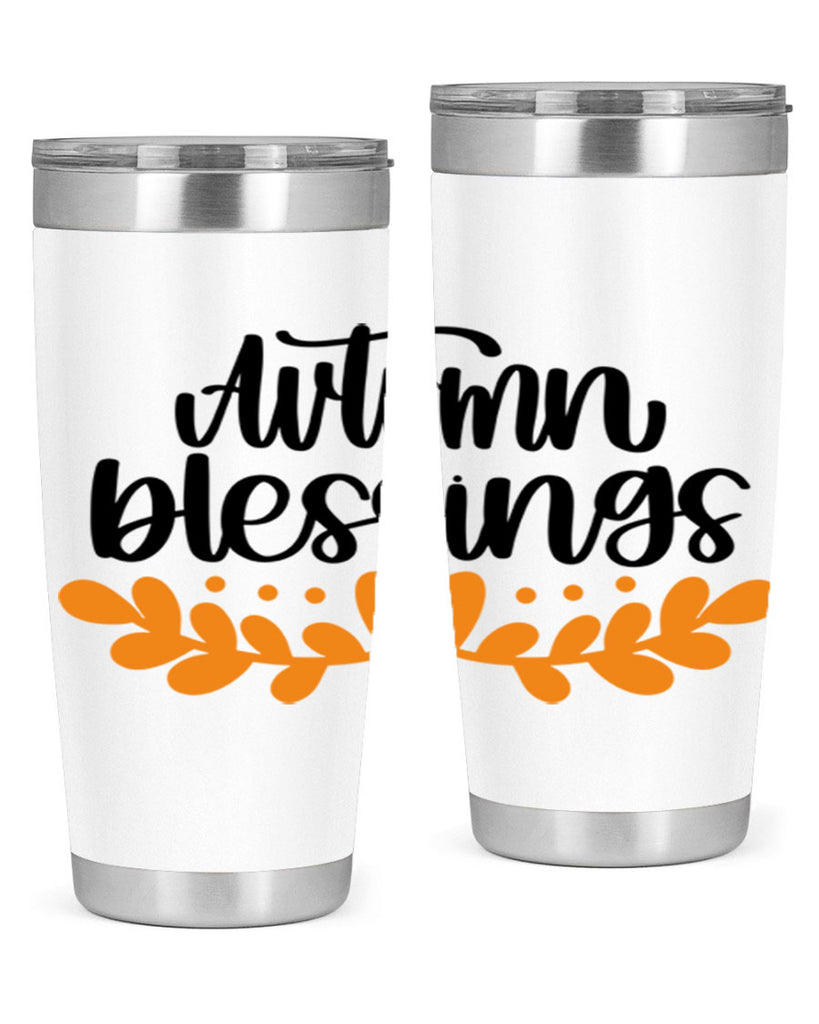 Autumn Blessings 472#- fall- Tumbler