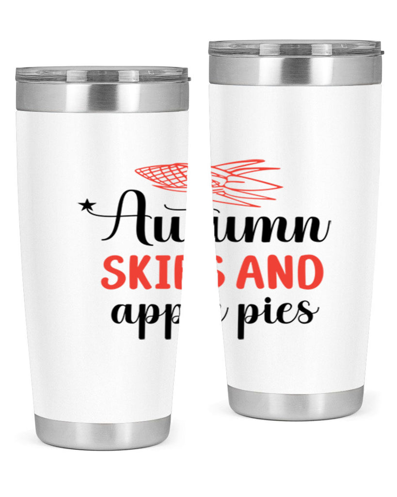 Autumn skies and apple pies 29#- fall- Tumbler