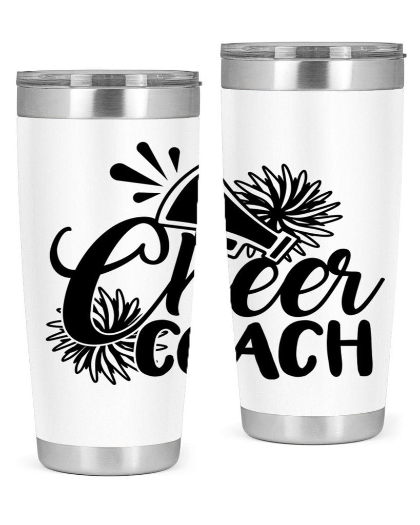 Cheer coach 1392#- cheer- Tumbler