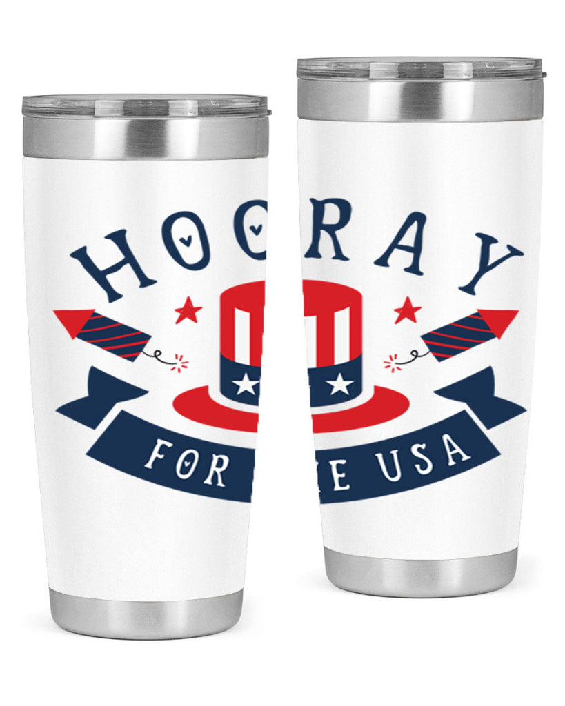 Hooray for the usa Style 42#- Fourt Of July- Tumbler