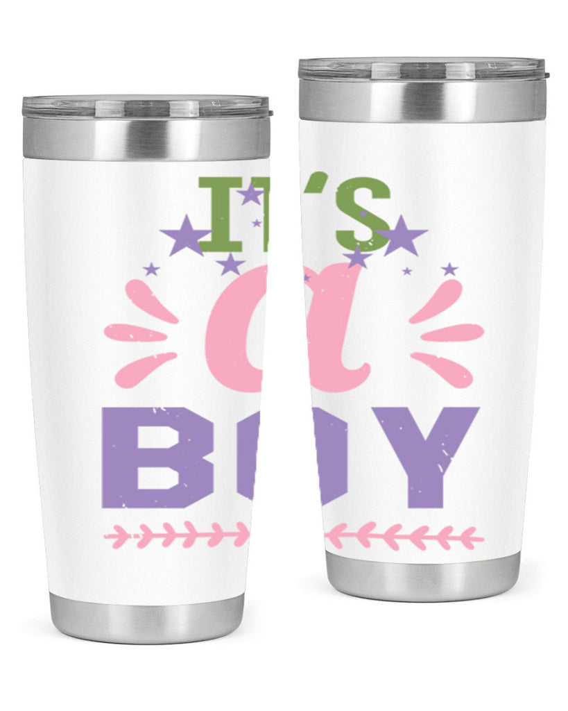 Its a boy Style 33#- baby shower- tumbler