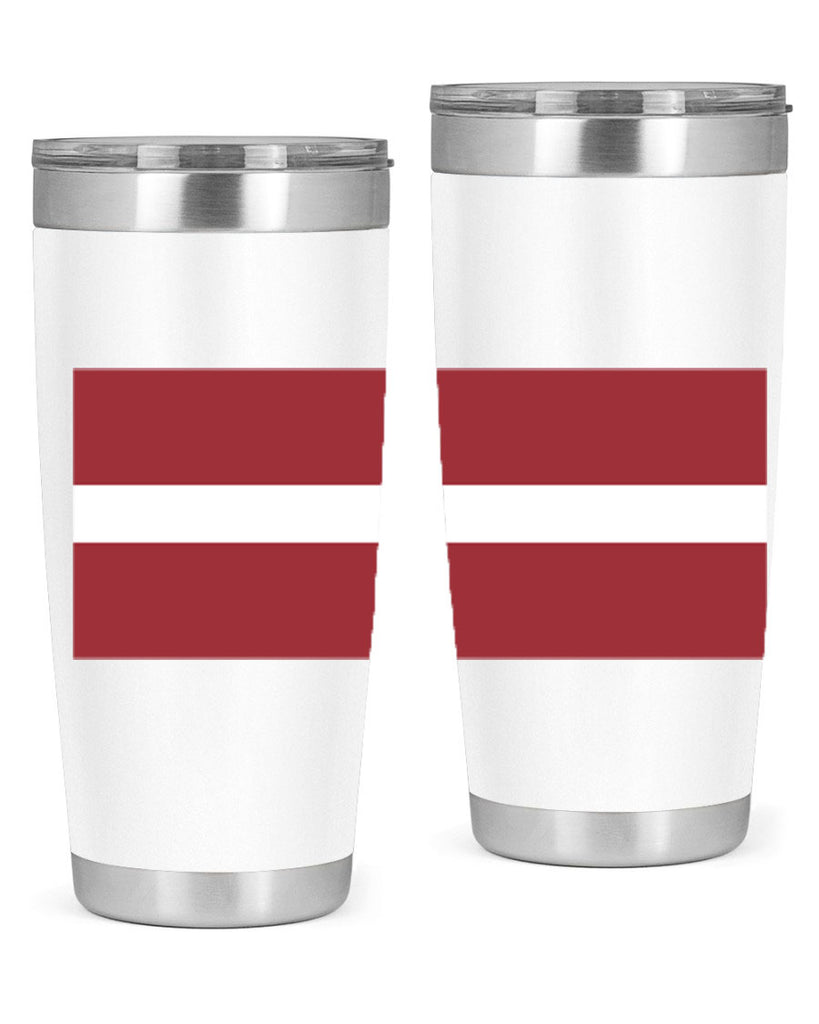 Latvia 104#- world flags- Tumbler