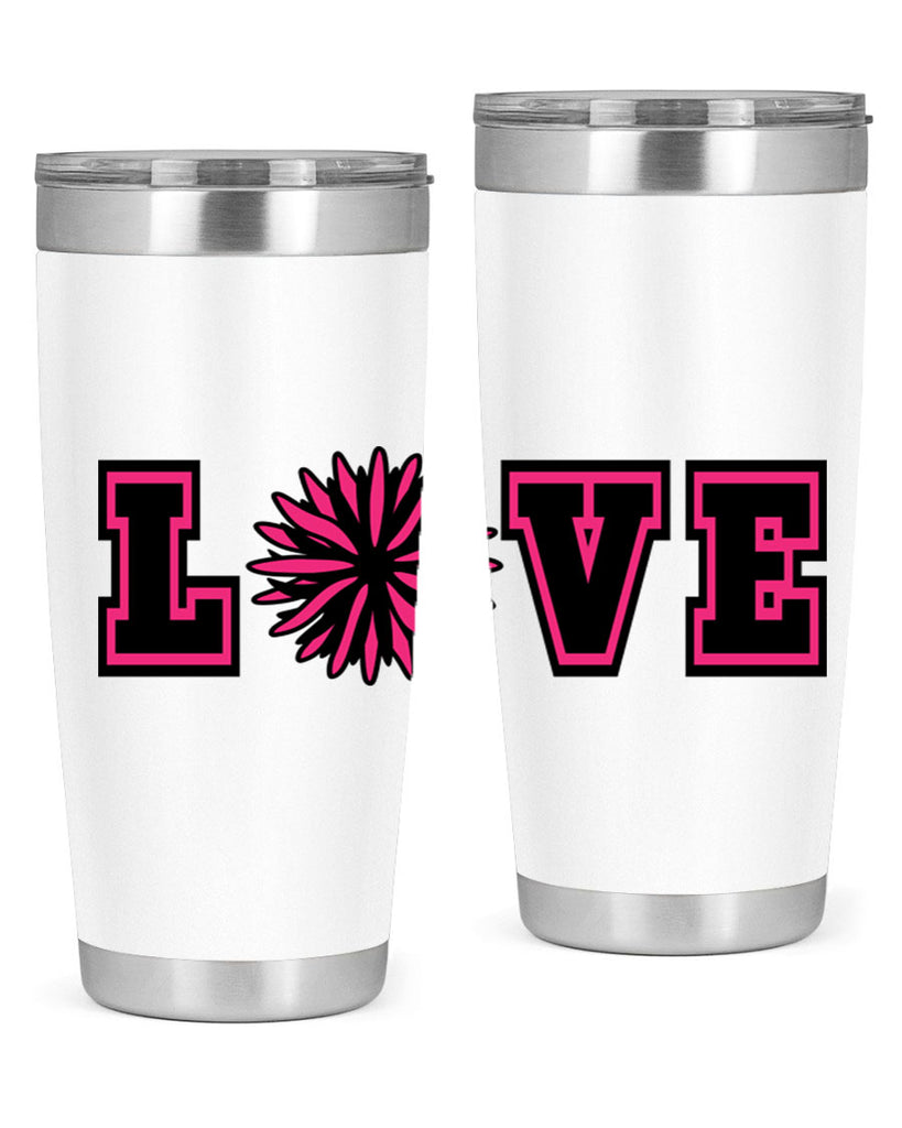 Love 694#- cheer- Tumbler