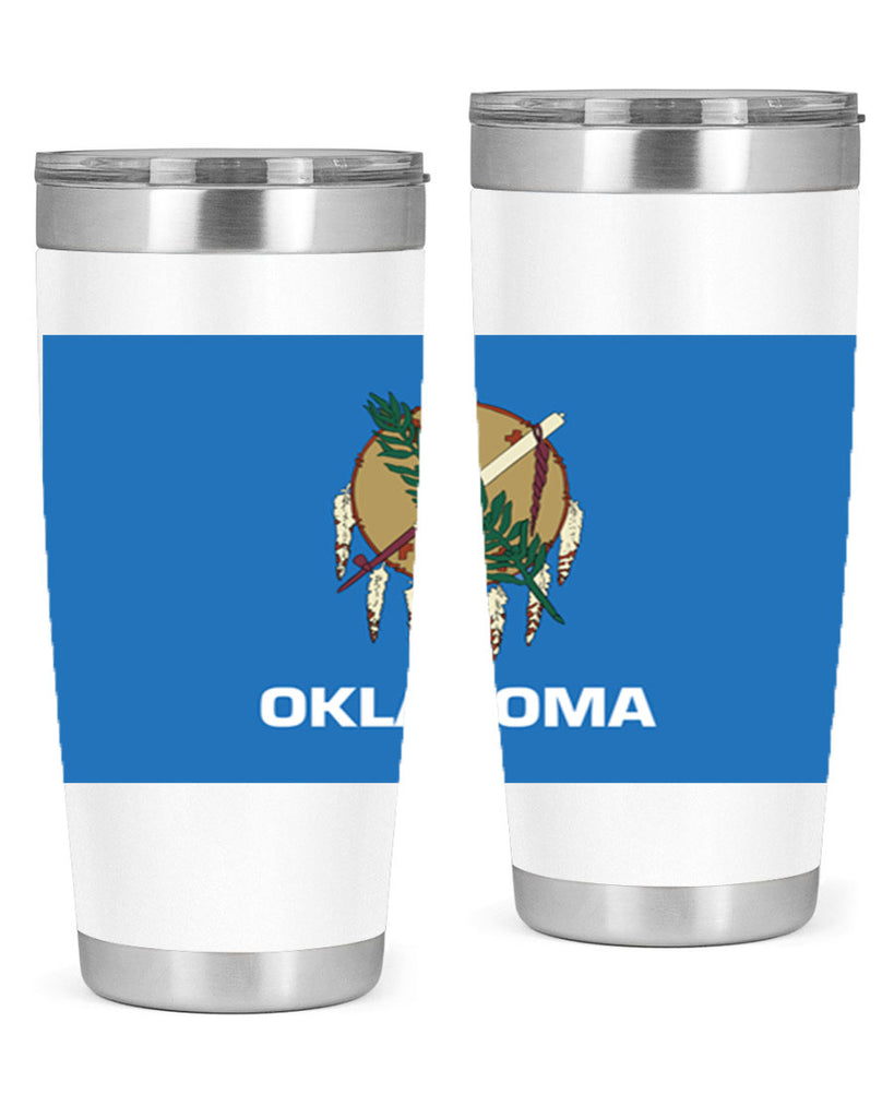 Oklahoma 16#- Us Flags- Tumbler