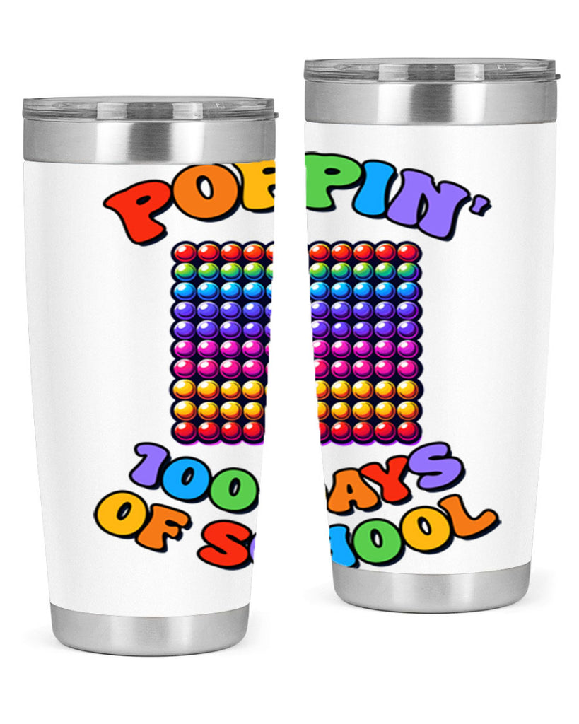Poppin my way through PNG 54#- 100 days of school- Tumbler