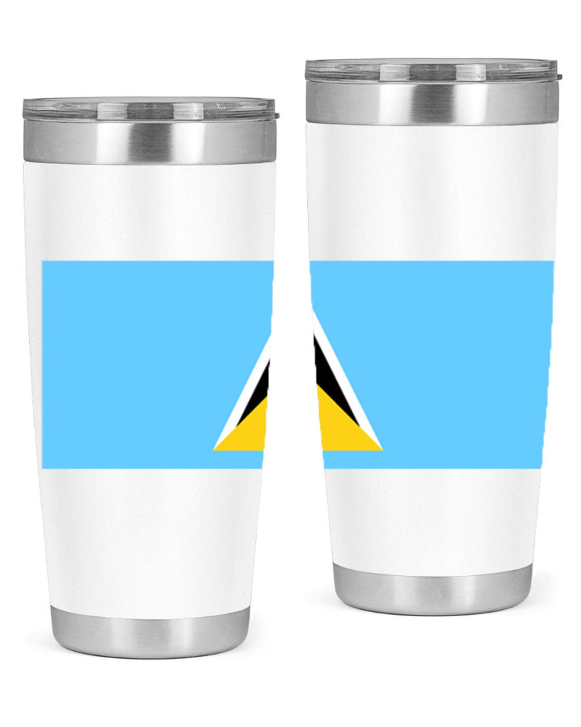Saint Lucia 51#- world flags- Tumbler