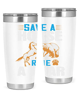 Save a horse, ride a bear 27#- Bears- Tumbler