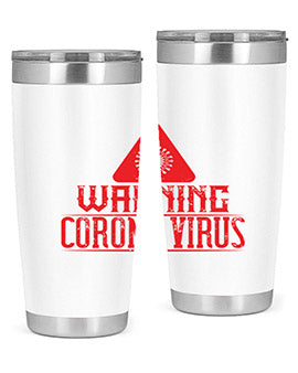 Warning corona virus one Style 18#- corona virus- Tumbler